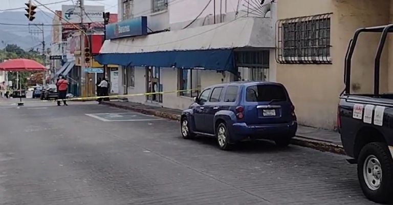 Lugar donde asesinaron a dos policías