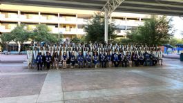 Foto que representa a PrepaTEC Campus Obregón galardona a sus estudiantes graduados de la generación 2022