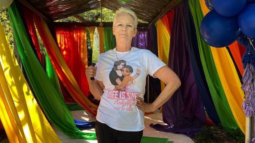 Inusual: Jamie Lee Curtis oficia la boda de su hija Ruby, quien eligió fuera con temática cosplay
