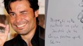 VIDEO: Maestro exhibe 'carta de perdón' de un alumno que parece ser fan de ¿Chayanne?