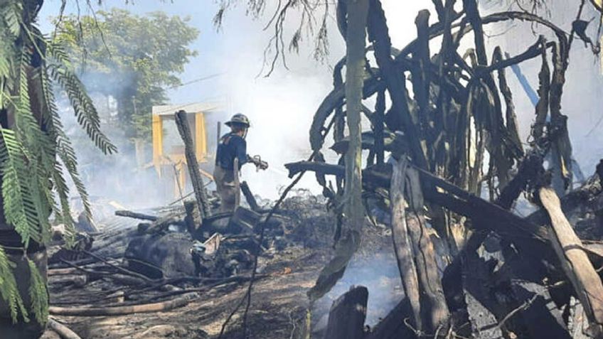 Hermosillo: Incendio en la San Luis deja una persona con quemaduras de primer y segundo grado