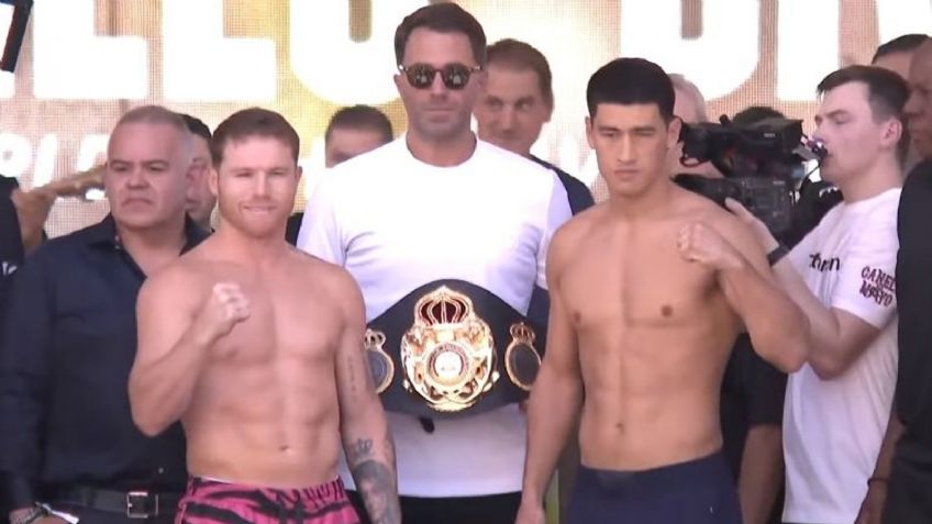¡Superan la báscula! 'Canelo' Álvarez y Dmitry Bivol dan el peso para su pelea en Las Vegas