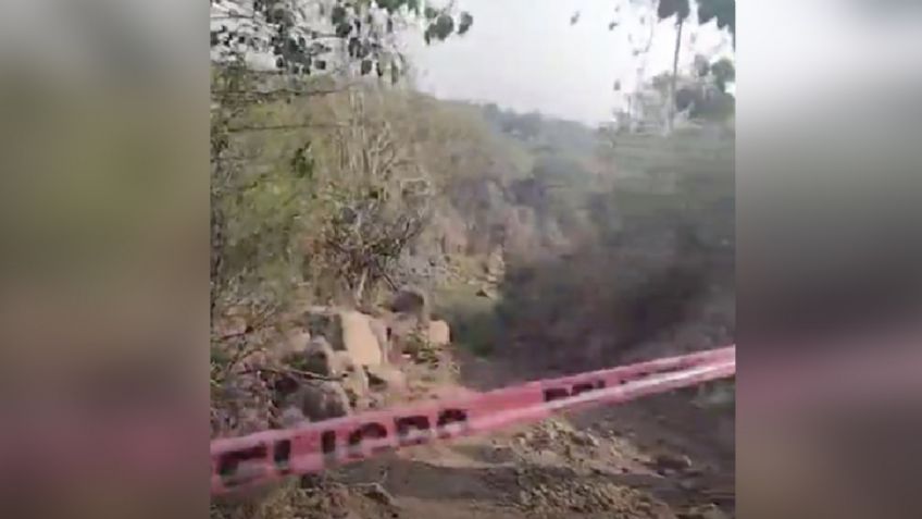 Al fondo de una barranca, encuentran los cadáveres de tres hombres en Morelos
