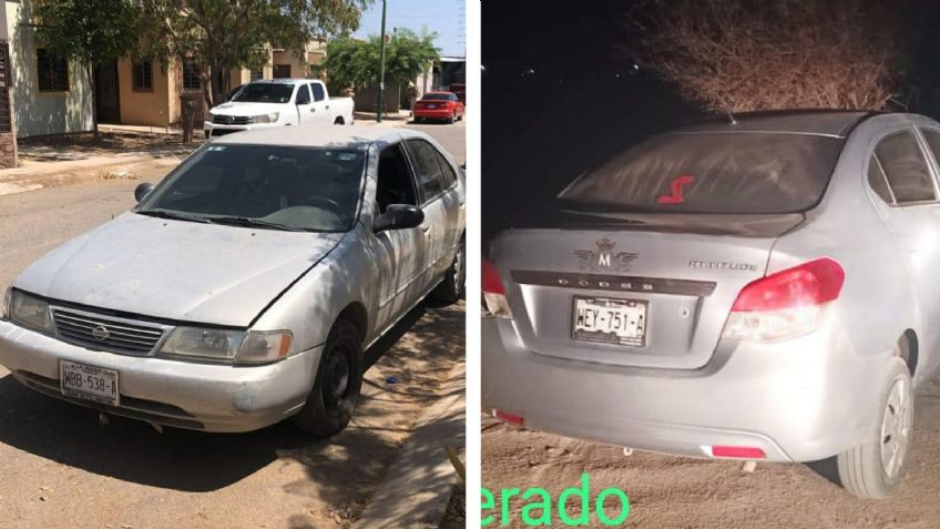 Recuperan dos autos con reporte de robo en Hermosillo; uno fue hurtado con lujo de violencia