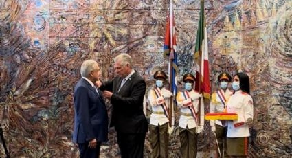Gira de AMLO por Centroamérica y Caribe: En Cuba, López Obrador recibe la Orden José Martí