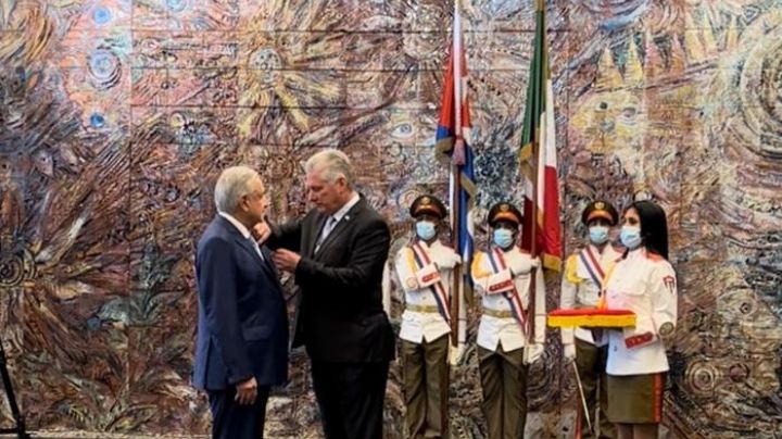 Gira de AMLO por Centroamérica y Caribe: En Cuba, López Obrador recibe la Orden José Martí