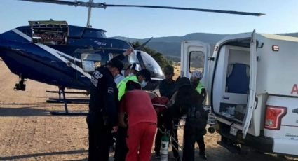 Por complicaciones en su embarazo, mujer es trasladada vía aérea a hospital en Ciudad Obregón