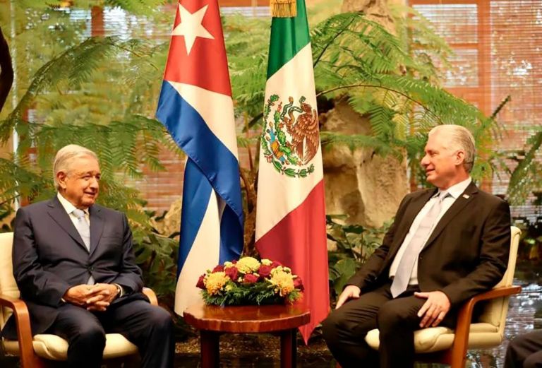 El presidente AMLO cerró su gira por Centroamérica y el Caribe en Cuba.