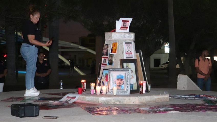 Rastreadoras de Ciudad Obregón velan a sus desaparecidos por el Día de las Madres