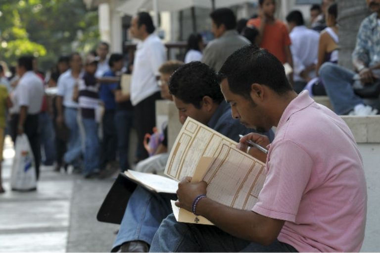 El número de personas desempleadas en México continúa disminuyendo. Crédito: Internet