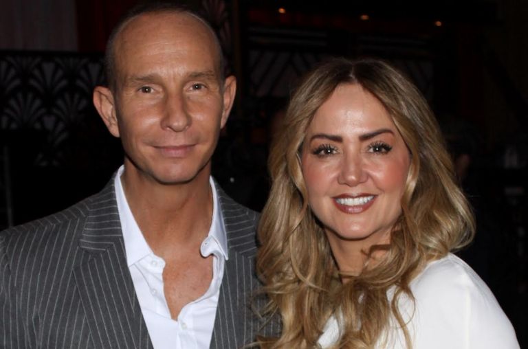 Erik Rubín y Andrea Legarreta