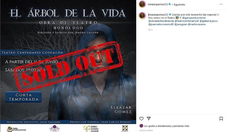 Eleazar Gómez y el árbol de la vida