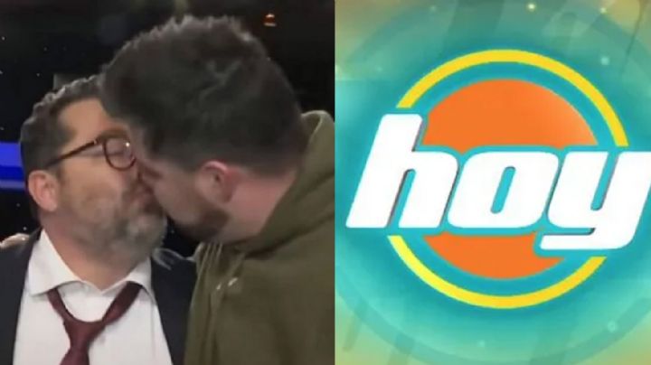 Tras besarse con actor y 32 años en Televisa, querido conductor llega a 'Hoy' y aplasta a 'VLA'