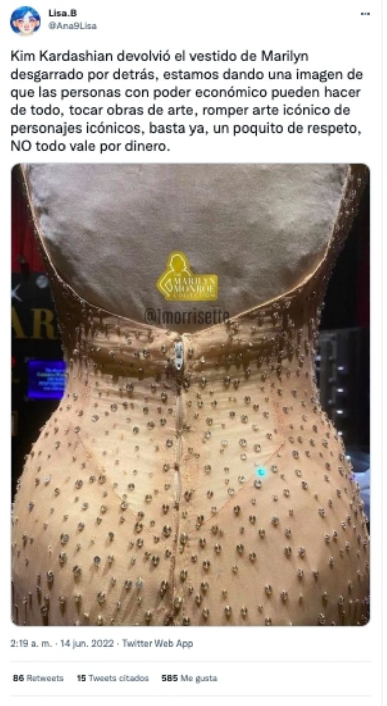 Vestido Marilyn Monroe 