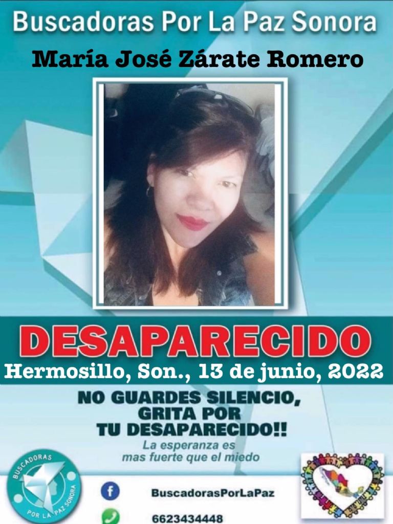 La ficha de María José Zárate Romero