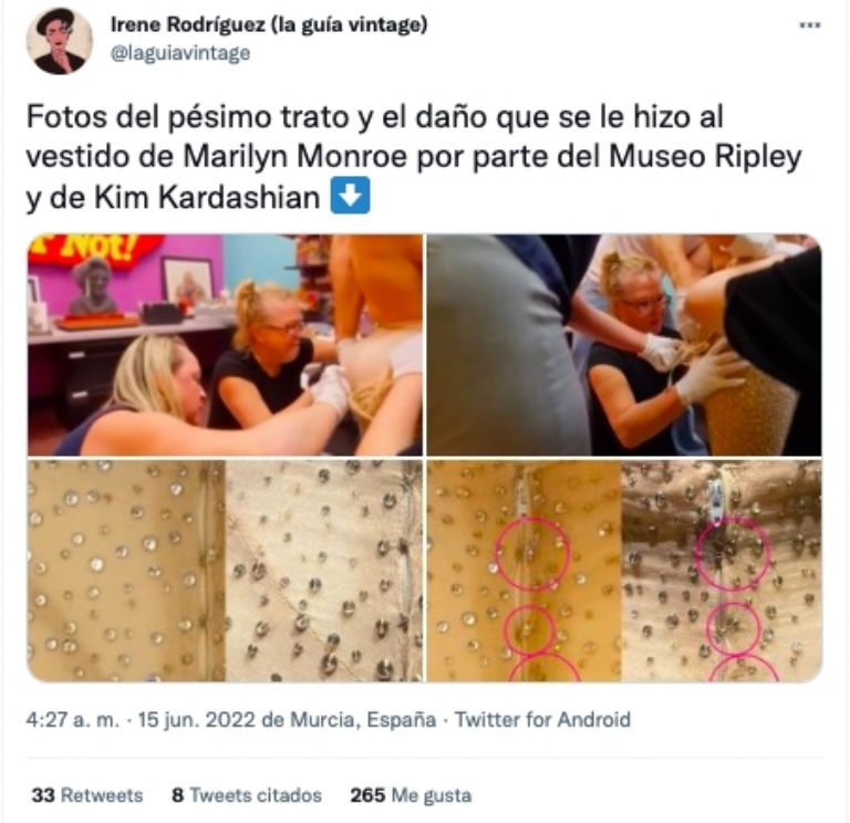 Vestido Marilyn Monroe