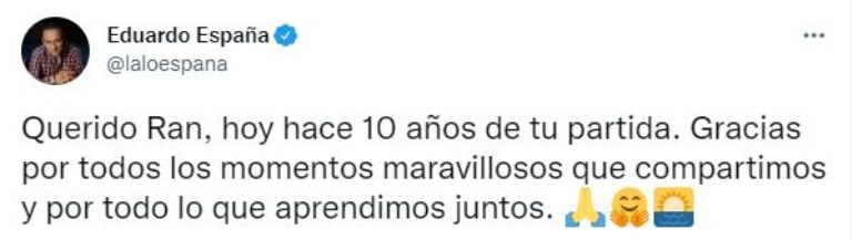 Tuit de Eduardo España