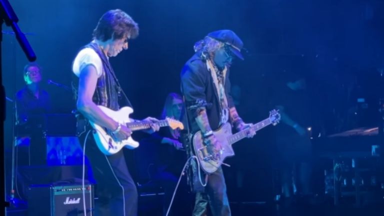 Johnny Depp y Jeff Beck 