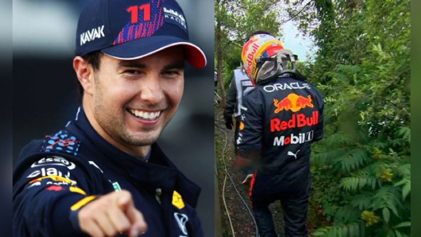 'Checo' Pérez abandona la qualy del GP de Canadá tras sufrir un choque contra una contención