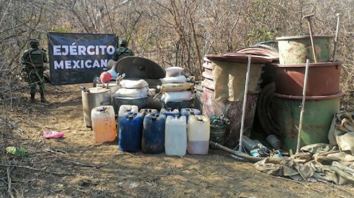 Golpe al crimen organizado: En Sinaloa, aseguran 7 narcolaboratorios, mas no hay detenidos