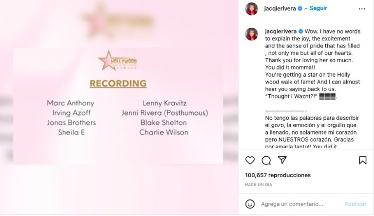 Paseo de la Fama 2023