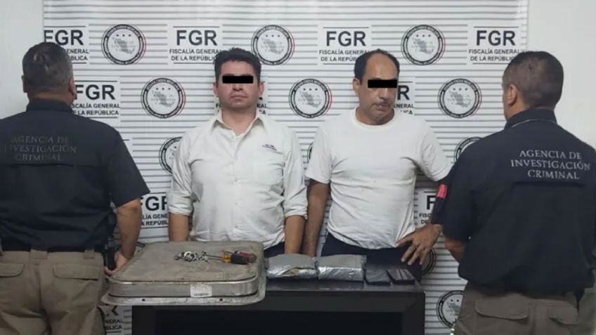 Alto al crimen: En Caborca, aseguran a chóferes de autobús con cargamento de fentanilo
