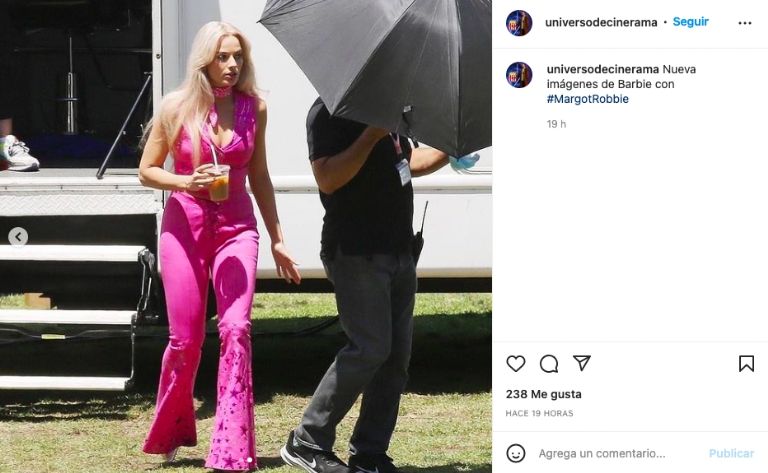 Margot Robbie como 'Barbie'