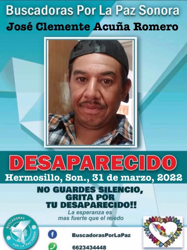 La ficha de José Clemente Acuña Romero