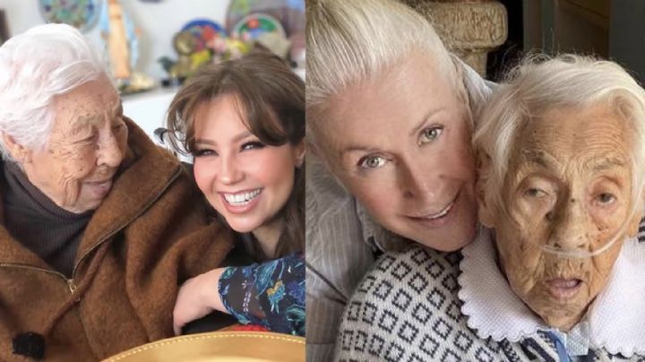 Así se vive la despedida de doña Eva Mange; Thalía le dedica sentido video y Laura Zapata reacciona