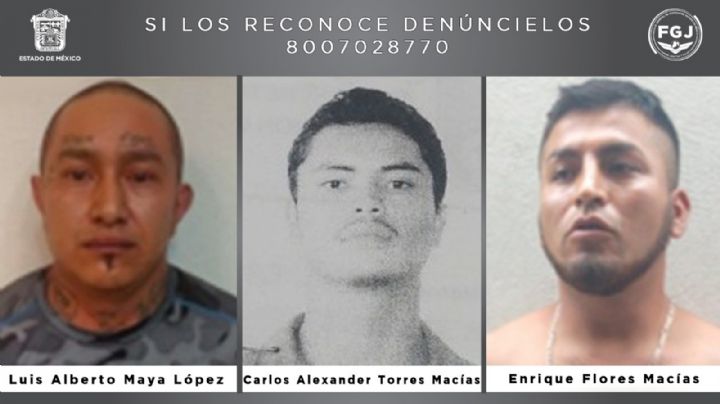 95, 55 y 40 años de prisión para tres sujetos acusados de homicidio en Estado de México