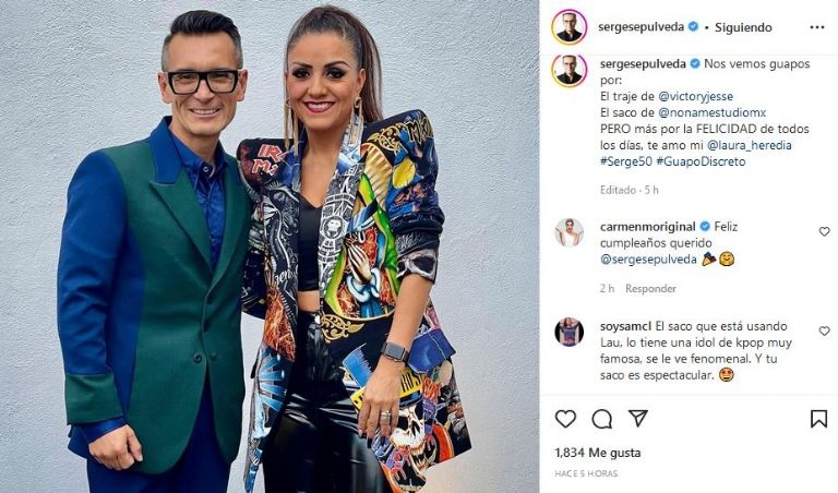 Sergio Sepúlveda demuestra su amor por su esposa
