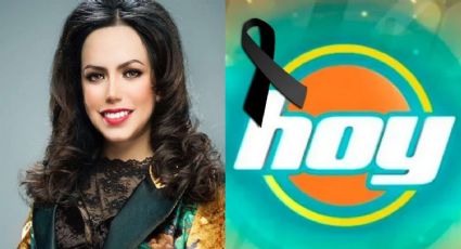 Actriz llega de luto a 'Hoy' y deja helado a Televisa al filtrar información de Yrma Lydya