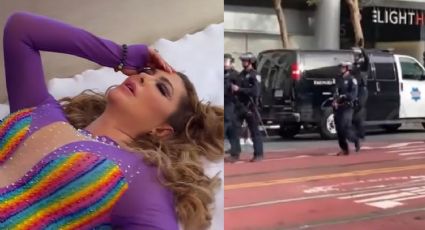 Ninel Conde vive infierno por supuesto tiroteo en San Francisco; filtra VIDEO del momento exacto