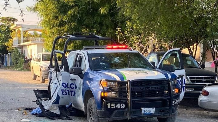 Ataque de sicarios deja un agente de la Policía Estatal sin vida y dos heridos en Tamaulipas
