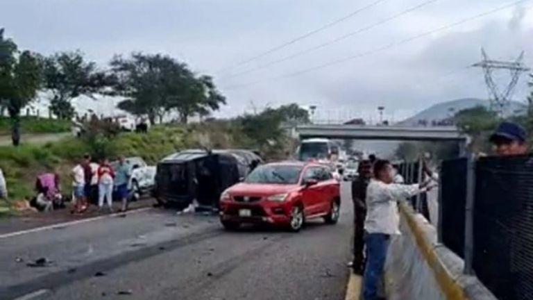 Choque Autopista del Sol 
