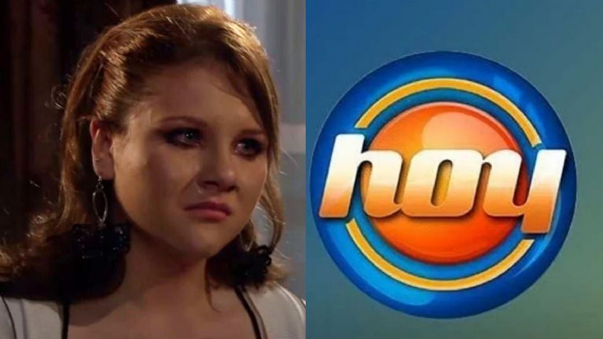 Tras 4 años desaparecida de Televisa, actriz deja las novelas y vuelve irreconocible a 'Hoy'