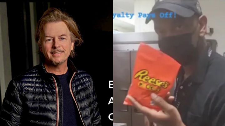 Noble gesto: David Spade hace generoso donativo al empleado de un restaurante que recibió dulces