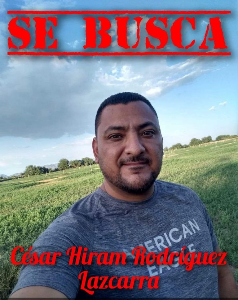 La ficha de César Hiram Rodríguez Lacarra 