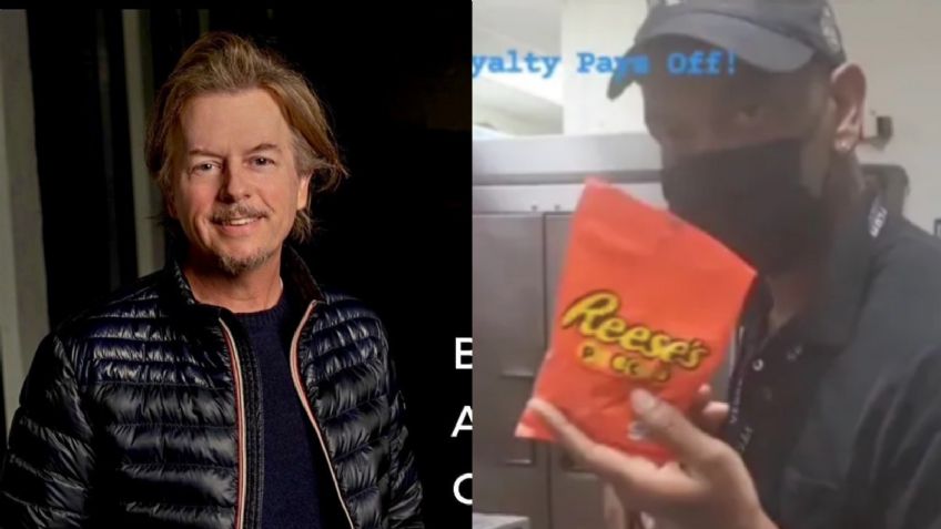 Noble gesto: David Spade hace generoso donativo al empleado de un restaurante que recibió dulces
