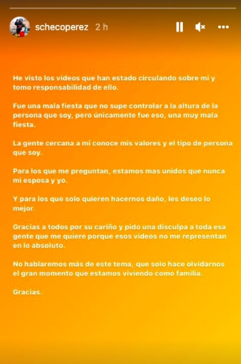 Comunicado 'Checo' Pérez