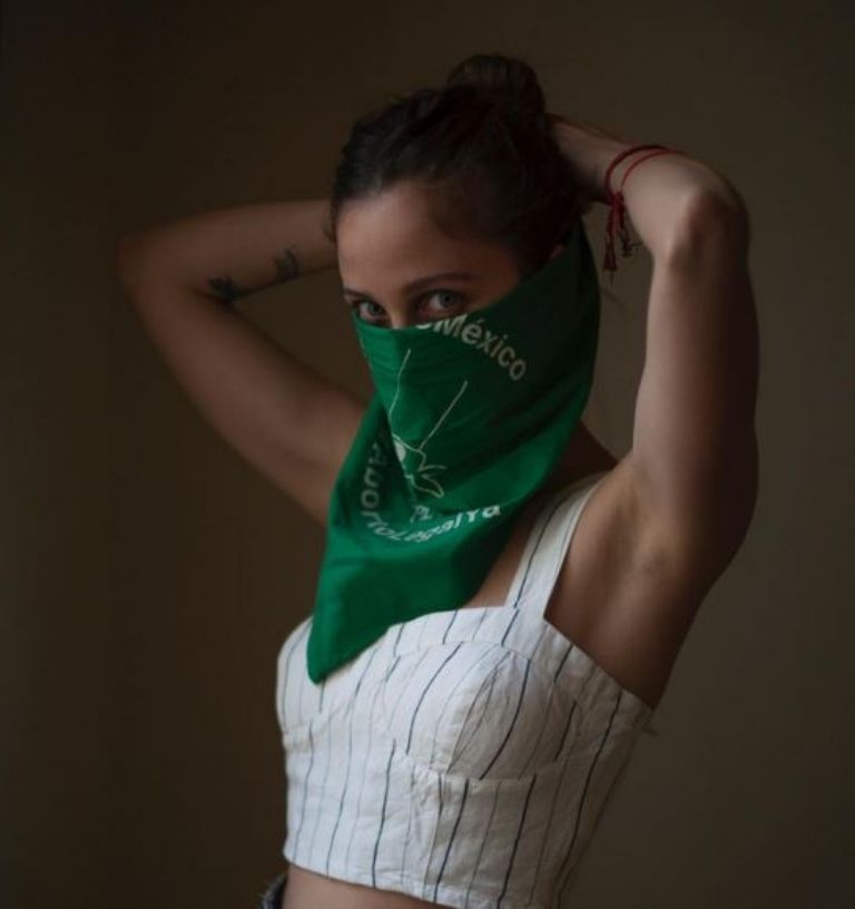 Natsha Dupeyrón pro aborto