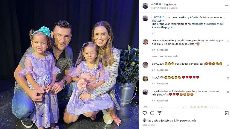 Hijas de Jacqueline Bracamontes terminan su curso escolar