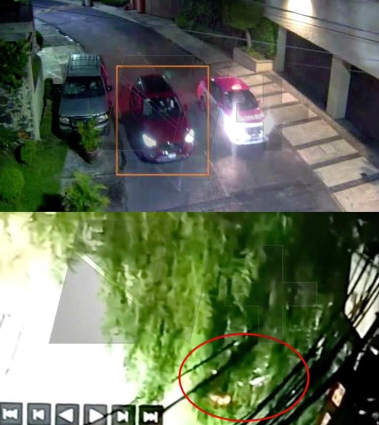 En la imagen, el trayecto del vehículo en el que viajaría el tercer implicado del feminicidio de Yrma Lydya. Foto: Televisa