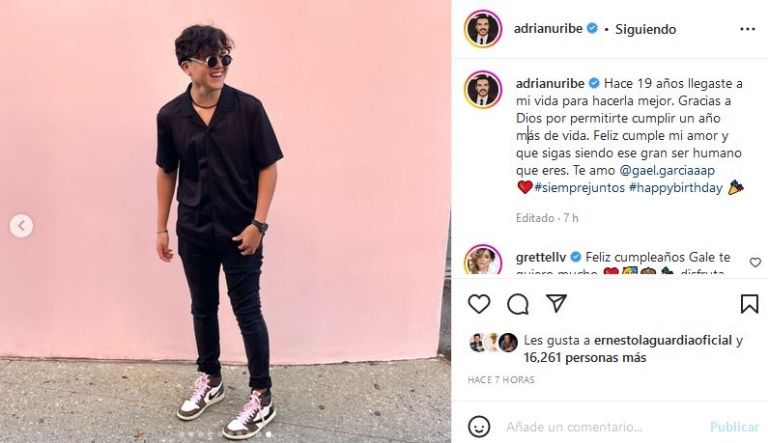 Mensaje de Adrián Uribe a Gael García