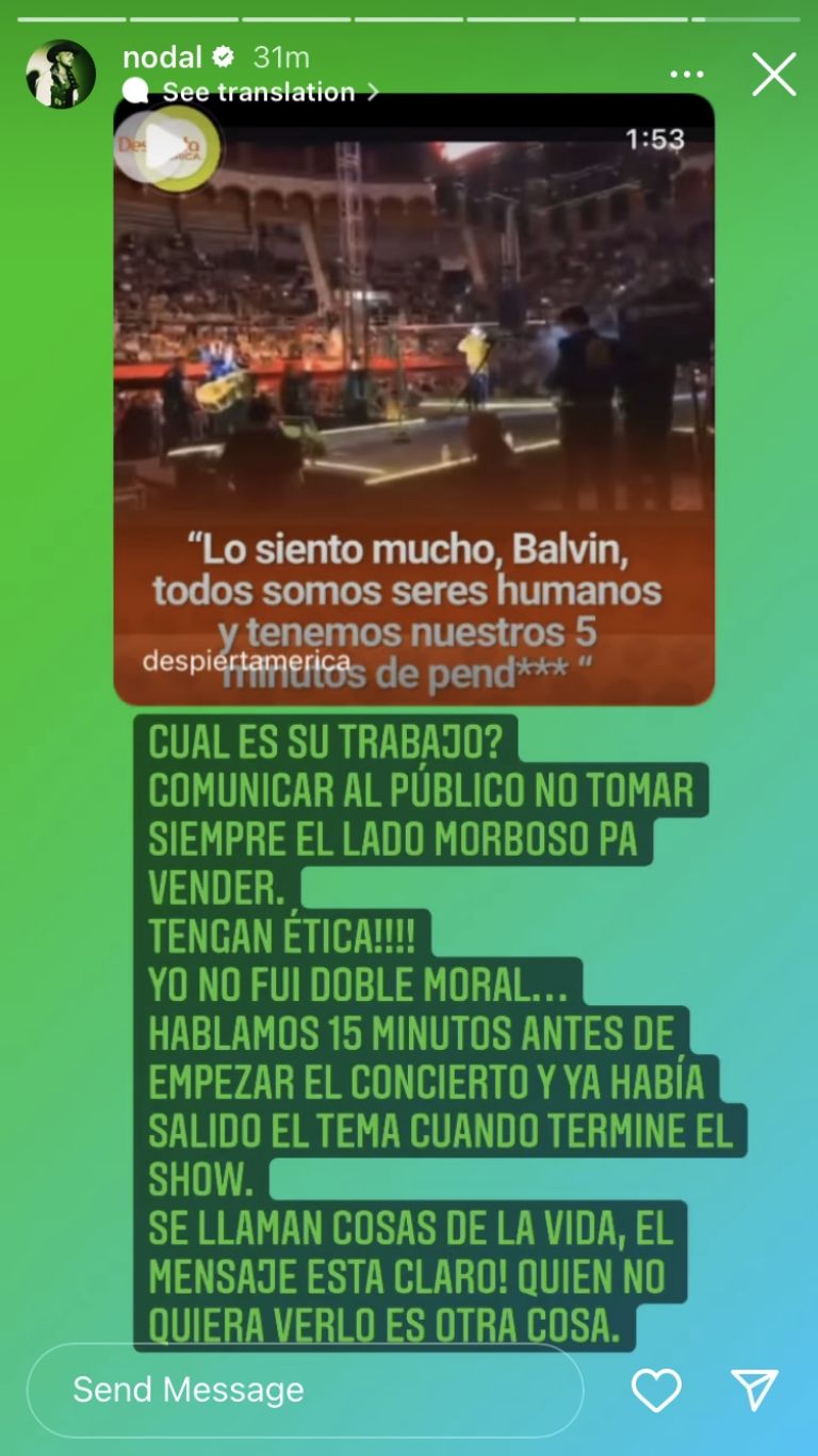 Nodal arremete contra Despierta América