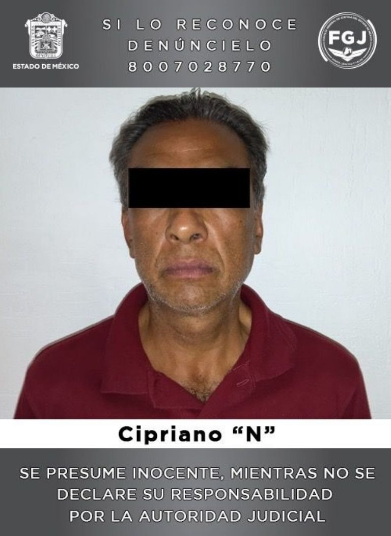 Detienen a Cipriano N.