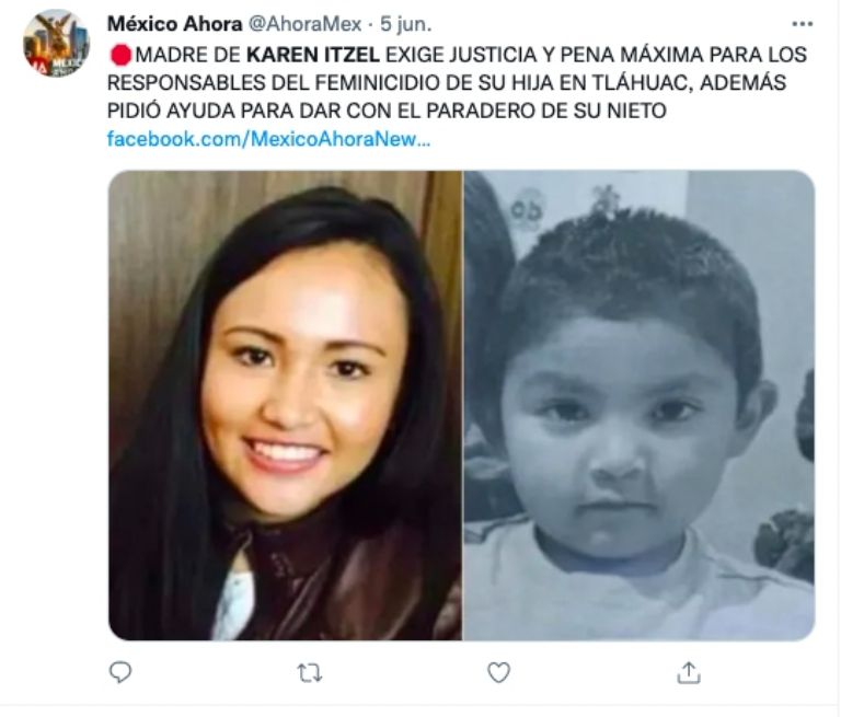 Desaparición de Karen Itzel 