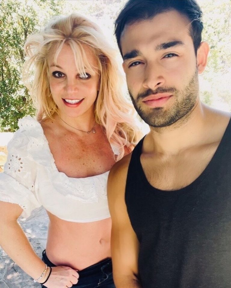 Britney Spears y Sam Asghari 
