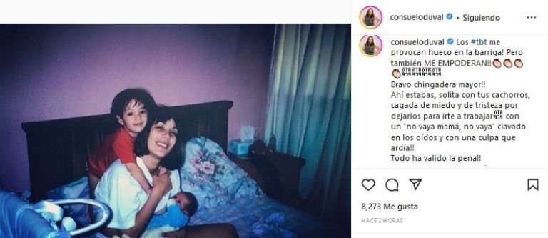 Consuelo Duval destapa desgarrador recuerdo