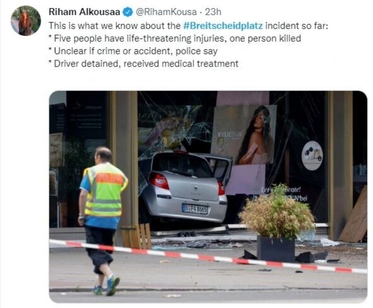 Atropello en Berlín 